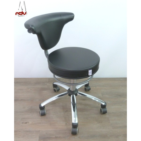 Tegler Rollhocker Behandlerstuhl Bürostuhl schwarz