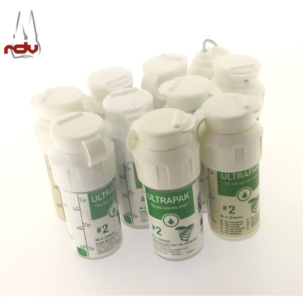 Ultradent Ultrapak Retraktionsfäden #2 grün