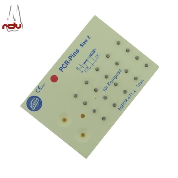 Komet PCR-Pins Grösse 2 80PCR.471.2 Titan