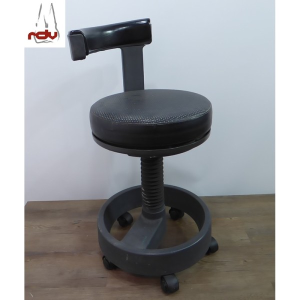 Siemens Rollhocker Arztstuhl schwarz Stuhl Hocker