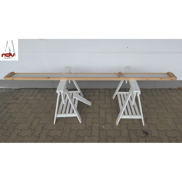 Aries Wandleiste coloriertes Glas weiss 190cm NEU
