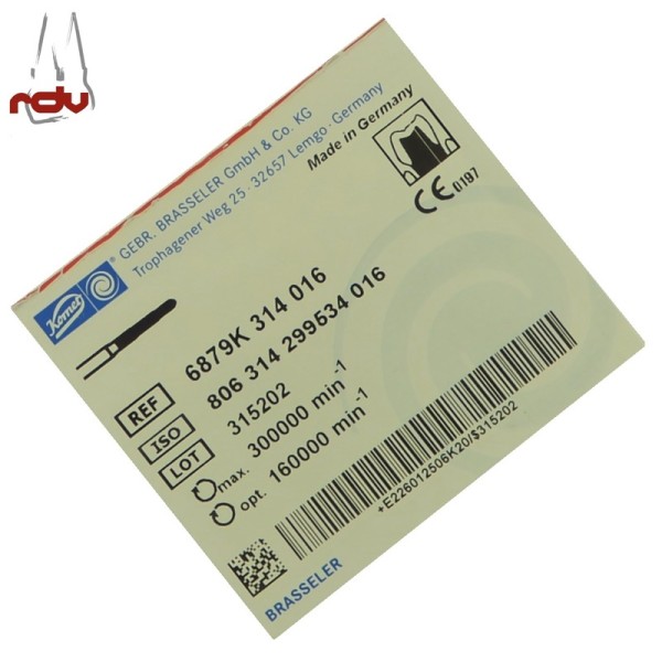 Komet FG Bohrer 6879K Torpedo 5 Stück