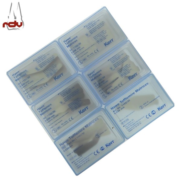 Kerr Hawe Tofflemire Matrizenbänder 0,038mm