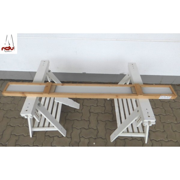 Aries Wandleiste coloriertes Glas weiss 155cm NEU