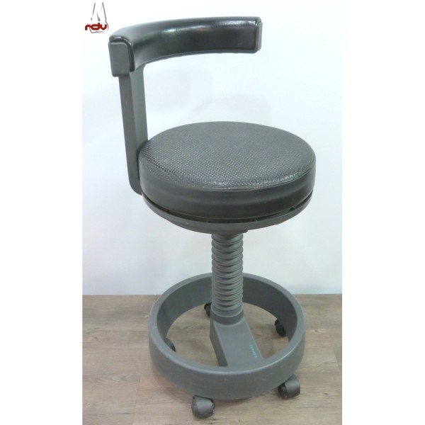 Siemens Rollhocker Arztstuhl schwarz Stuhl Hocker