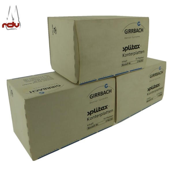 Amann Girrbach Splitex Konterplatten weiss 216230