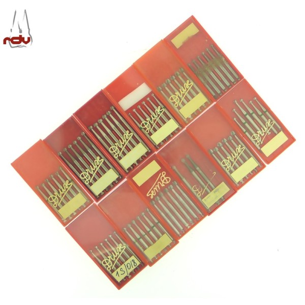 Drux Rosenbohrer lang für Winkelstück 69 Stk.