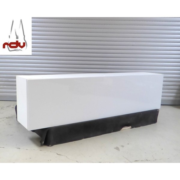 Dental Hängeschrank graue Front Holz