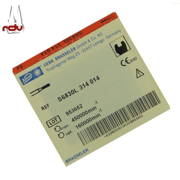 Komet FG Bohrer Birne lang S6830L Präparationsbohr