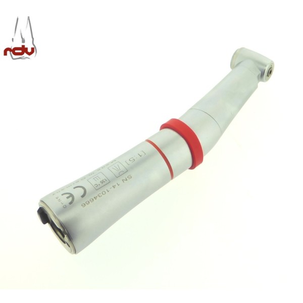 KaVo rotes Winkelstück E25L mit Licht und Spray