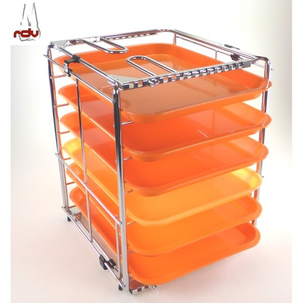 Instrumenten Tray Rack Möbeleinsatz inkl. 6 Trays