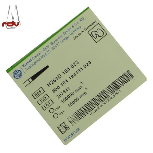 Komet Metallfräsen H261D 5 Stück Handstück