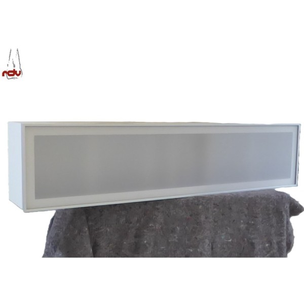 Dental Hängeschrank Milchige Front Holz