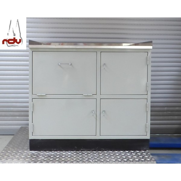 Baisch Labortisch Laborschrank Möbel grau