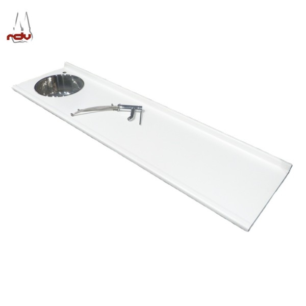 Arbeitsplatte 200x52x3 cm mit Waschbecken